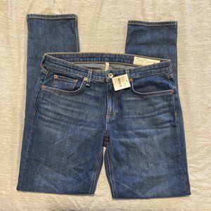 Rag & Bone Dre Low Rise Slim Boyfriend Jeans Mission City Wash NWT Size 28